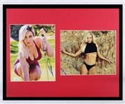  Paige Spiranac Signed Framed 16x20 Photo Display JSA