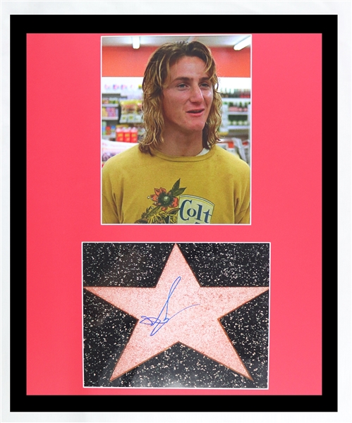 Sean Penn Signed Framed 16x20 Photo Display AW Fast Times