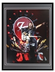 Dave Grohl Framed 18x24 Pittsburgh Concert Photo Display