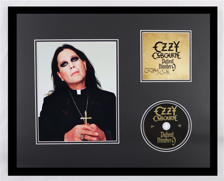 Ozzy Osbourne Signed Framed 16x20 CD & Photo Display