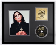 Ozzy Osbourne Signed Framed 16x20 CD & Photo Display