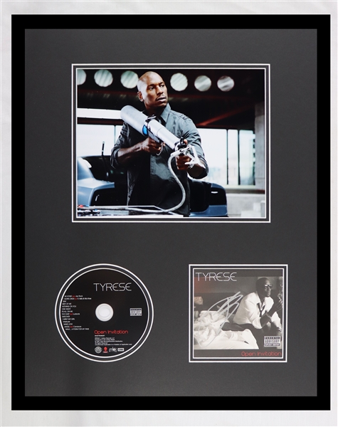 Tyrese Gibson Signed Framed 16x20 Photo & CD Display CX