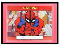 Paul Soles Signed Framed Spiderman 67 18x24 Photo Display JSA