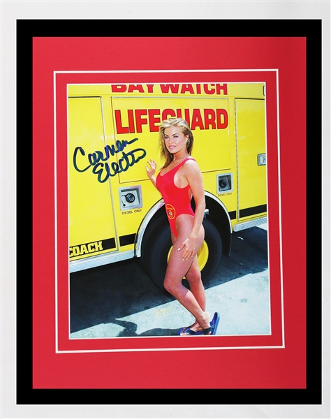 Carmen Electra Signed Framed 11x14 Baywatch Photo Display (SCC)