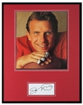 Joe Montana Signed Framed 16x20 Photo Display From His Hometown YMCA