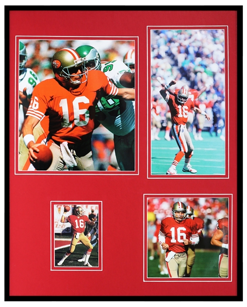 Joe Montana Framed 16x20 Photo Display 49ers