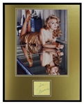 Julie Newmar Signed 16x20 Photo Display