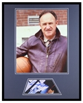 Gene Hackman Signed Framed 16x20 Photo Display Hoosiers JSA