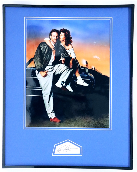 Kevin Costner Signed Framed 16x20 Photo Display JSA Bull Durham