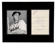 Bing Crosby 16x20 Signed Framed 1943 Letter & Pirates Photo Display JSA