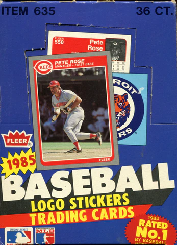 baseball trading stickers